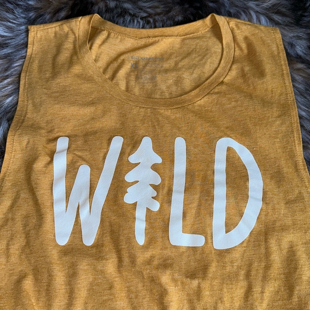 Keep Nature Wild Women's "WILD" Sleeveless Tank Shirt - Picture 3 of 12